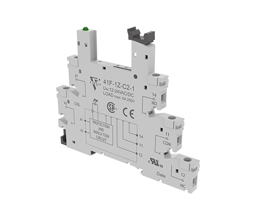 41F Ultra-thin Relay Socket